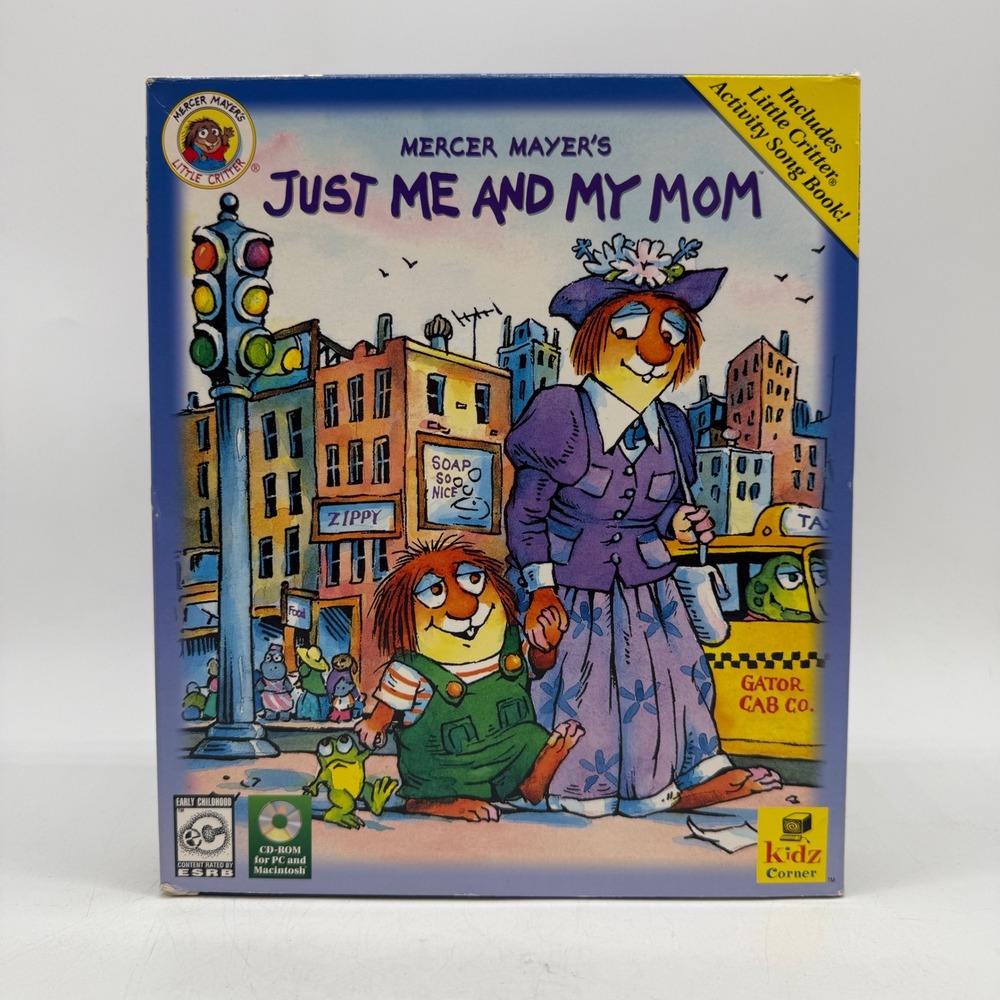 Mercer Mayer Just Me and My Mom CD-ROM Kids One Vintage PC Mac Game
